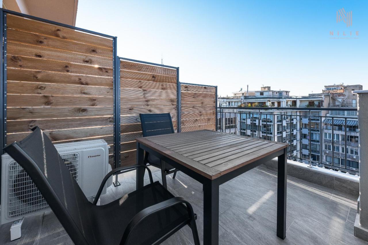 The Skysphere, Nilie Hospitality Mgmt Apartment Tesalonika Bagian luar foto