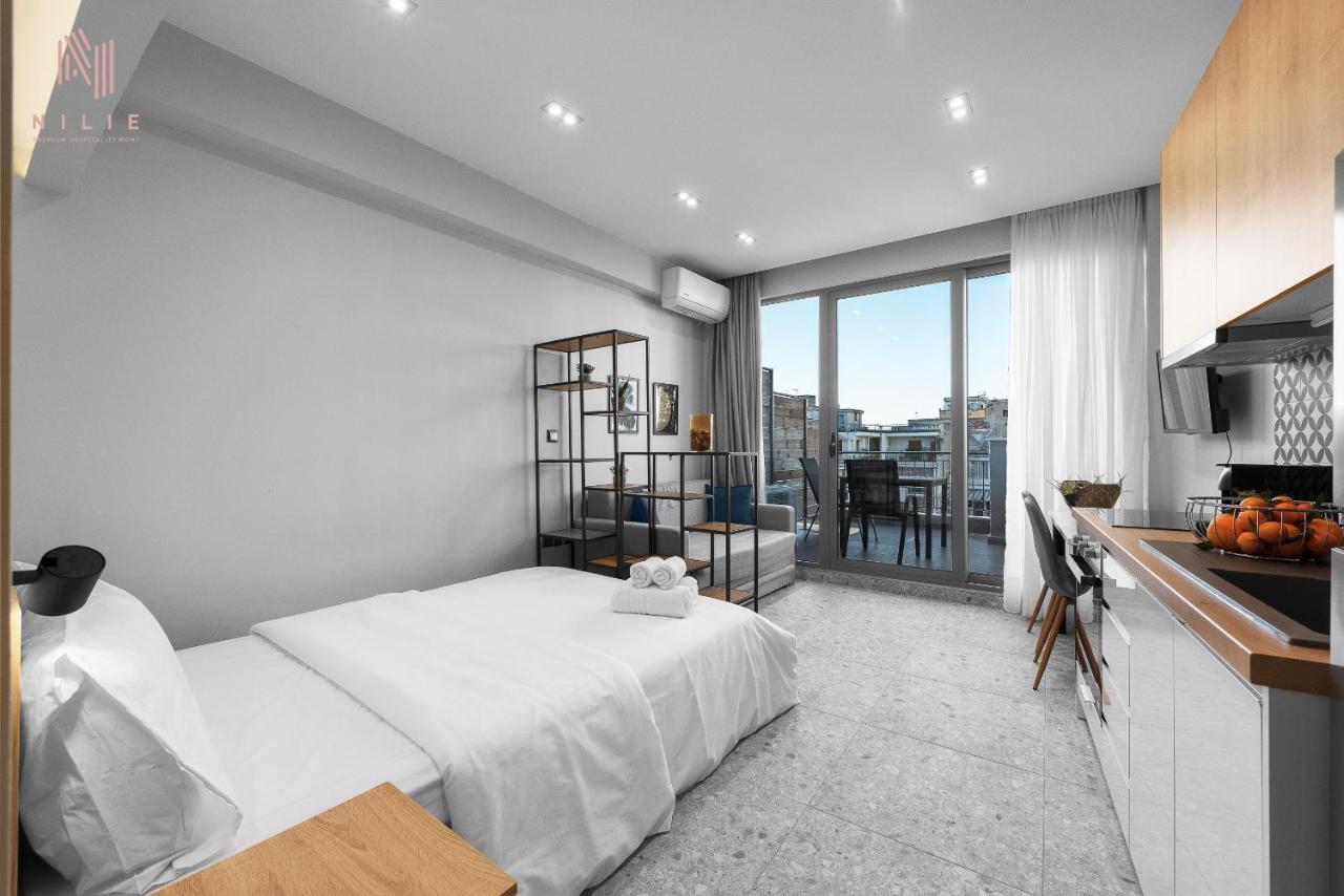 The Skysphere, Nilie Hospitality Mgmt Apartment Tesalonika Bagian luar foto